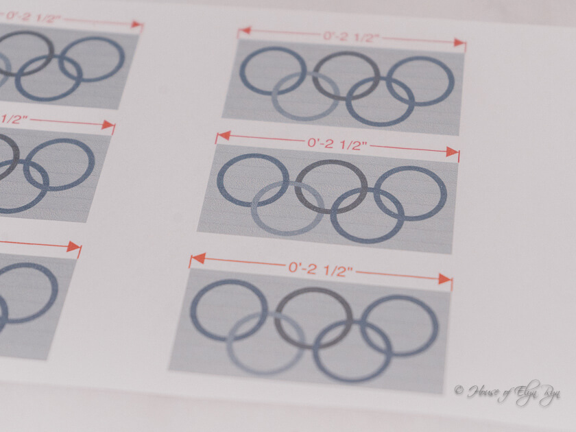 Olympic Rings Cupcakes