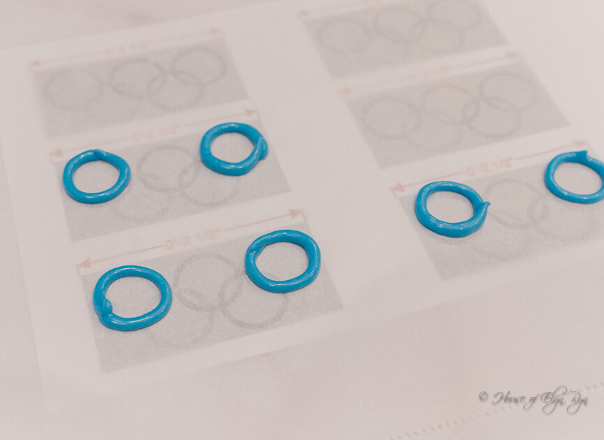 Olympic Rings Cupcakes