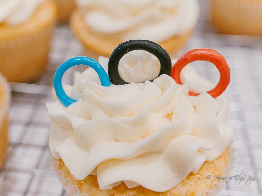 Olympic Rings Cupcakes