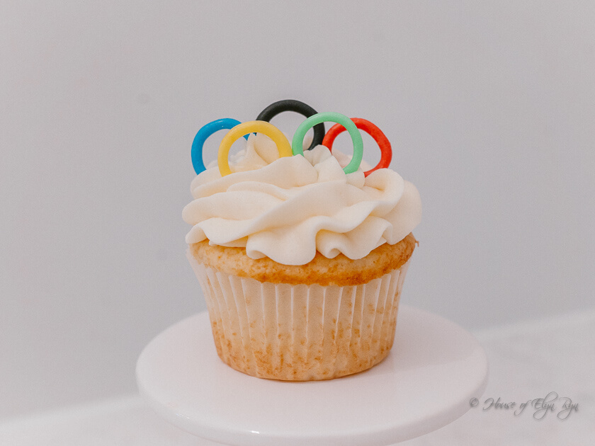 Olympic Rings Cupcakes