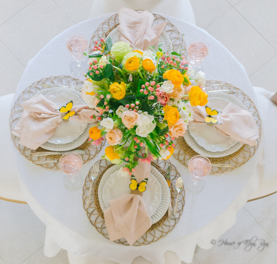 Spring Butterfly Table - The House of Elyn Ryn