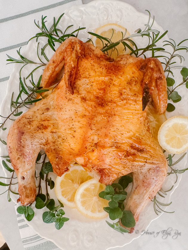 Spatchcock Roasted Chicken