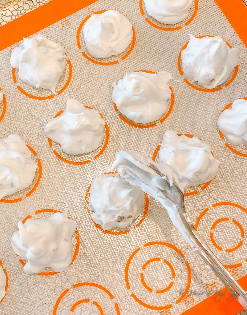 Pecan Meringue Cookies