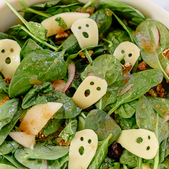 Spirited Spinach Pear Salad