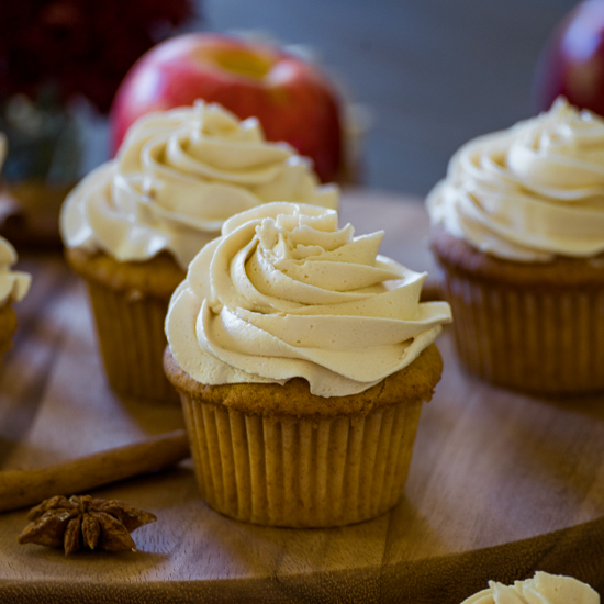 Apple Cider Cupcakes