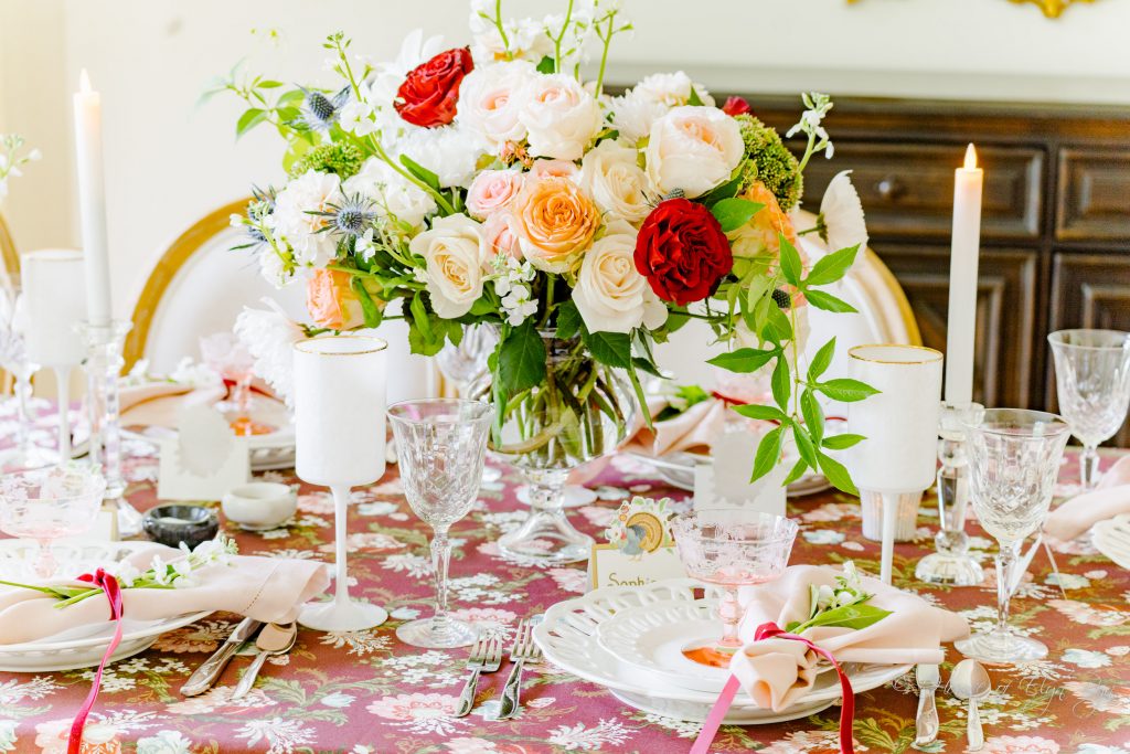 Romantic Thanksgiving Table