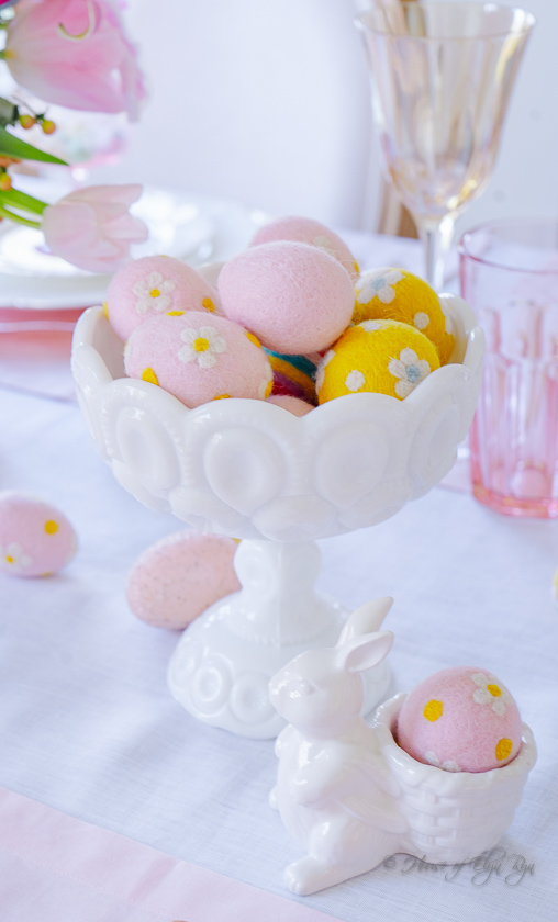 Pastel Easter Tablescape