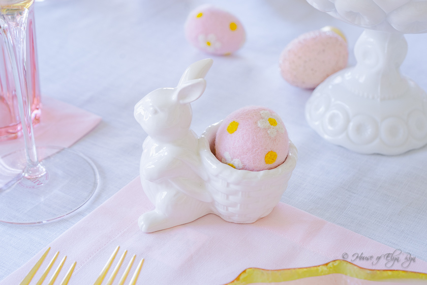 Pastel Easter Tablescape