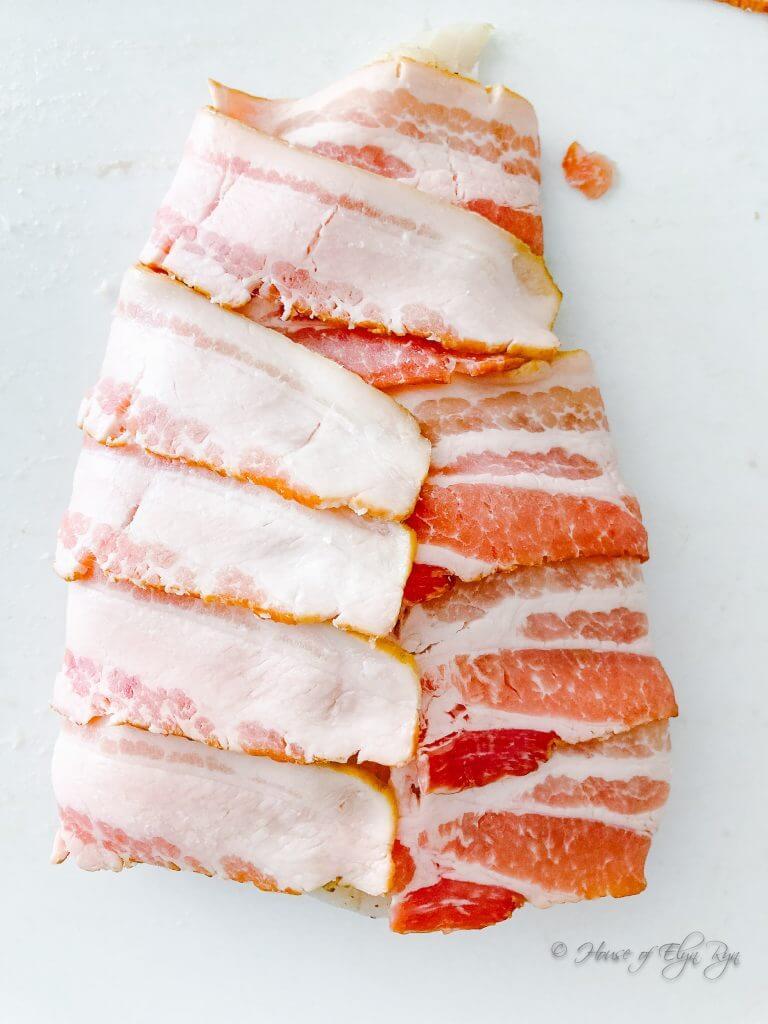 Wrap both sides of fish with bacon