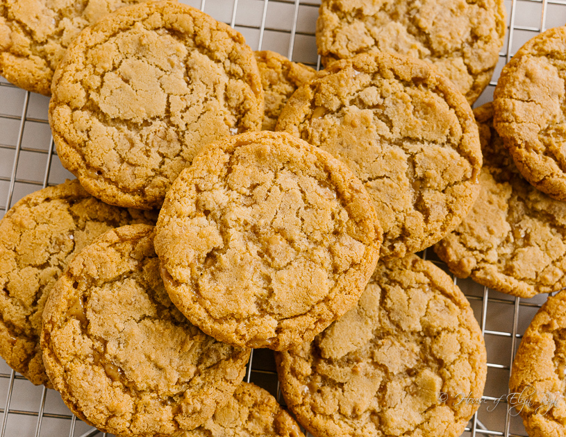 Chewy English Toffee Cookies