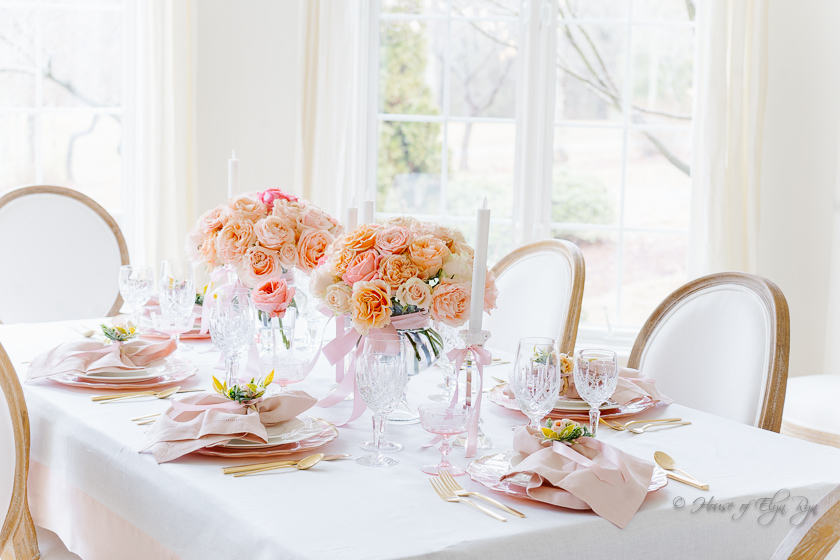 Pastel Table Setting