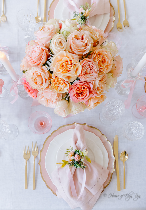 Pastel Table Setting