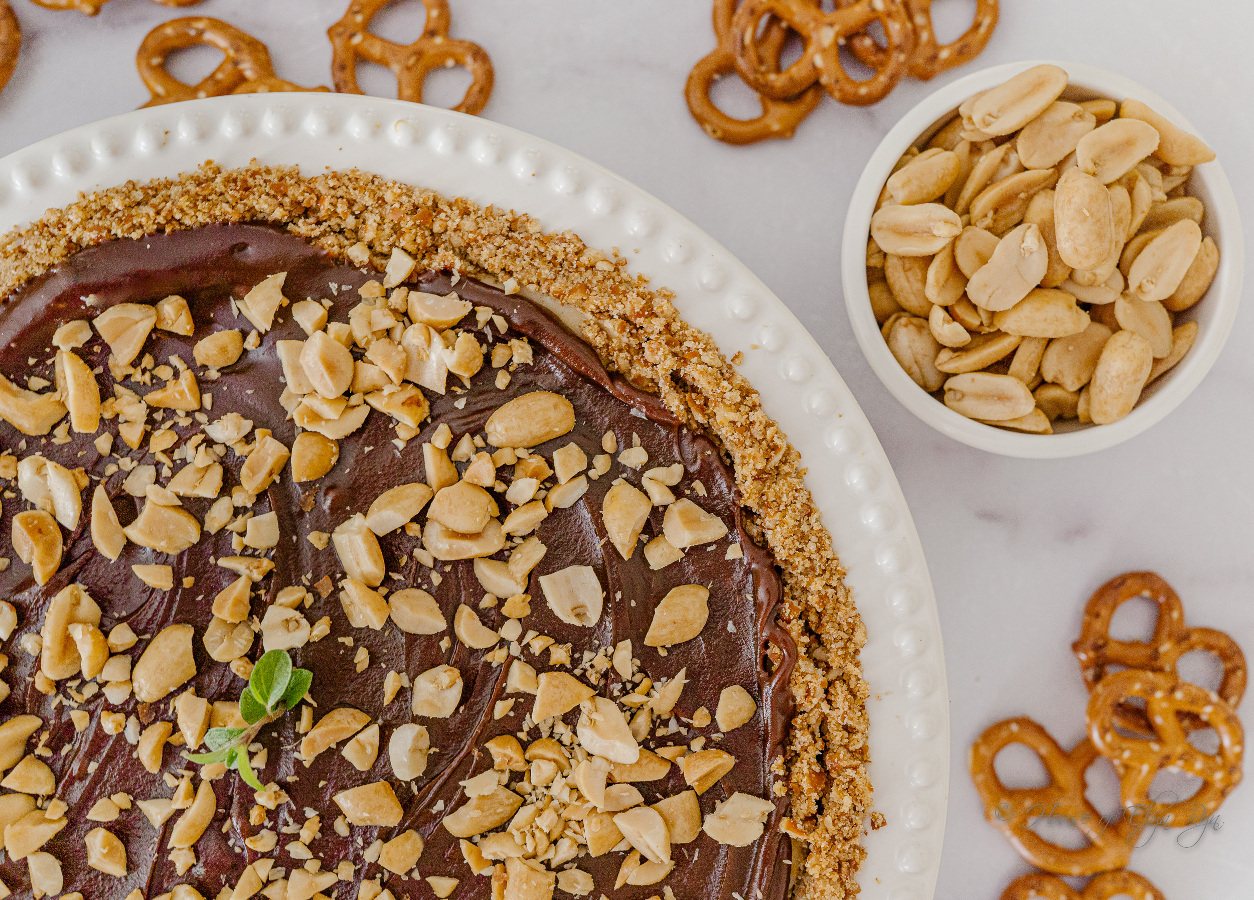 Peanut Butter Candy Bar Pie