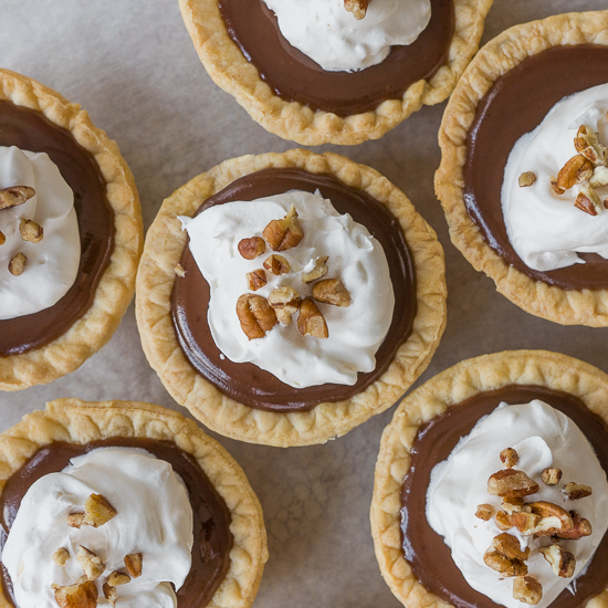 Microwave Chocolate Tarts