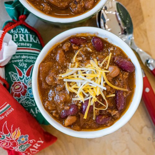 Meaty Chili with Spices