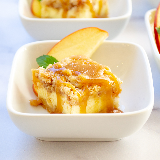 Salted Caramel Apple Bars