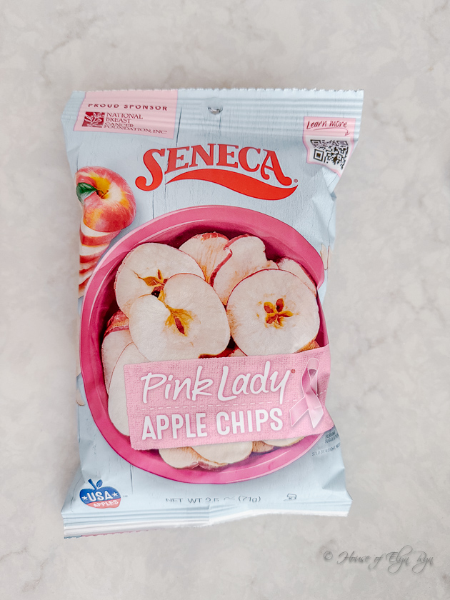 A bag of apple chips