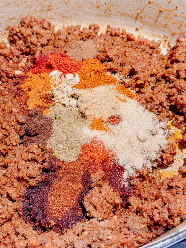 Added spices.