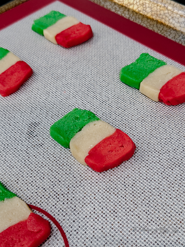 Italian Flag Cookies