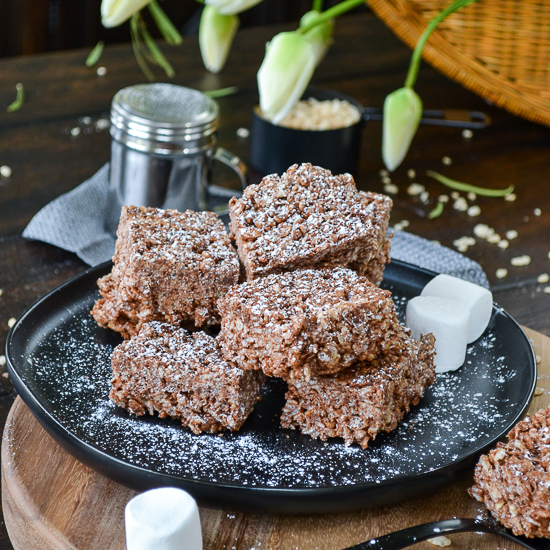 Nutella Rice Krispies Bars