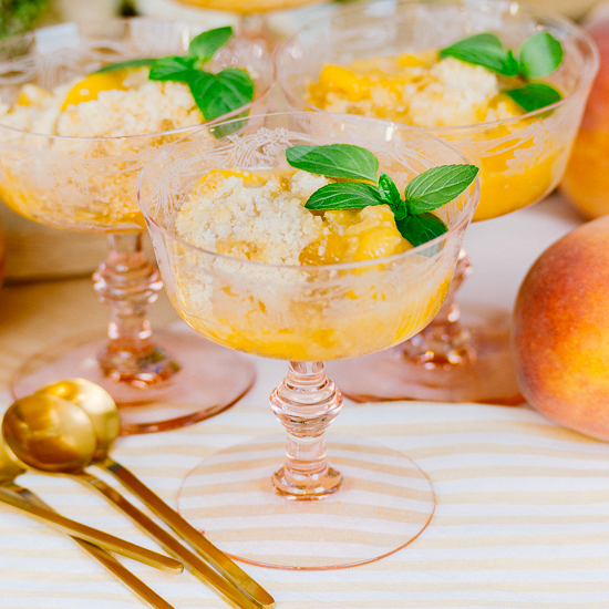 Peach Crumble