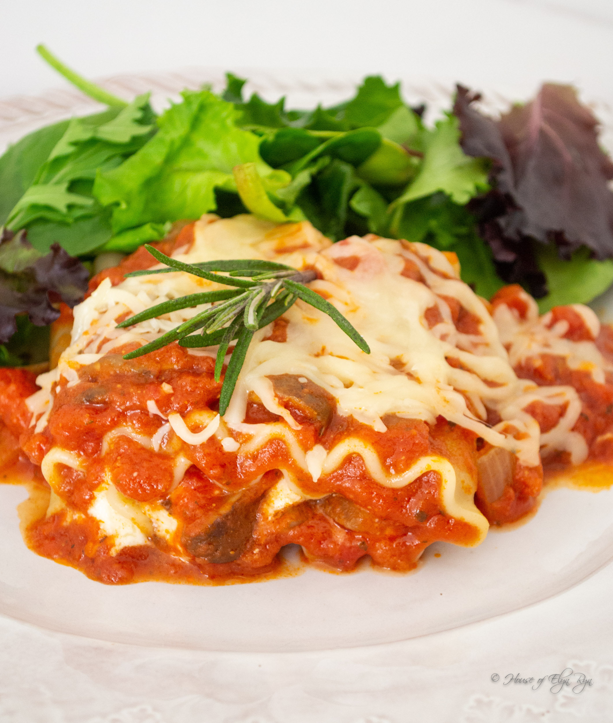 Vegetable Lasagna Roll-Ups